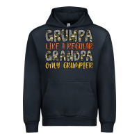 Navy grumpa like a regular grandpa only grumpier Urban Hoodie - Artiststas