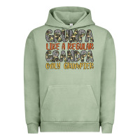 Pigment Oil Green grumpa like a regular grandpa only grumpier Urban Hoodie - Artiststas