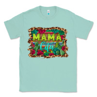 Seafoam mama cita serape background Classic Tee - BarkalooDesign