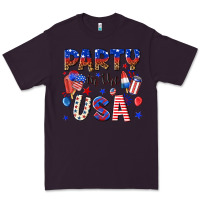 Plum party in the usa Premium Tee - NancyCooperArtShop