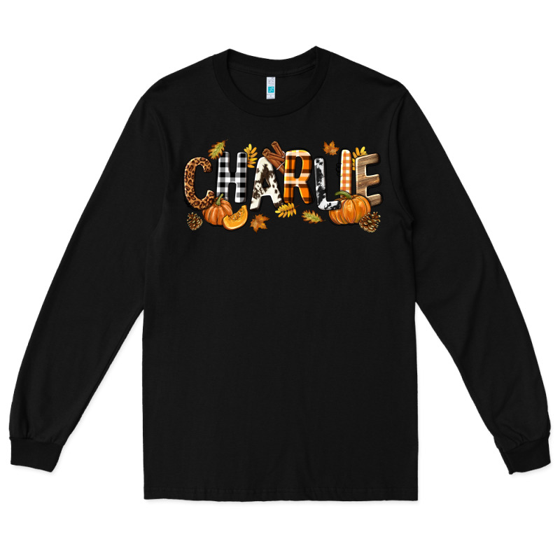 Personalized Fall Autumn Long Sleeve Tee by NancyCooperArtShop | Teevron