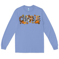 Colony Blue Personalized Fall Autumn Long Sleeve Tee - NancyCooperArtShop