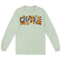 Matcha Personalized Fall Autumn Long Sleeve Tee - NancyCooperArtShop