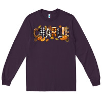 Plum Personalized Fall Autumn Long Sleeve Tee - NancyCooperArtShop