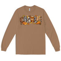 Toasted Coconut Personalized Fall Autumn Long Sleeve Tee - NancyCooperArtShop