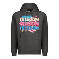 Charcoal Heather Freedom freedom freedom Premium Hoodie - FaDigitalArtStudio