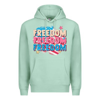 Seafoam Freedom freedom freedom Premium Hoodie - FaDigitalArtStudio