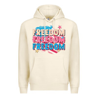 Tofu Freedom freedom freedom Premium Hoodie - FaDigitalArtStudio