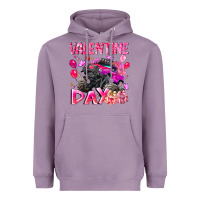 Lavender Valentine Day Heavyweight Hoodie - CowhideDigitalArt