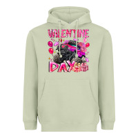 Matcha Valentine Day Heavyweight Hoodie - CowhideDigitalArt