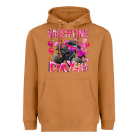 Meerkat Valentine Day Heavyweight Hoodie - CowhideDigitalArt