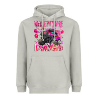 Moon Dust Valentine Day Heavyweight Hoodie - CowhideDigitalArt