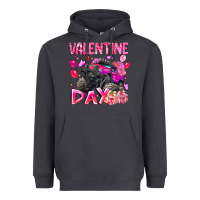 Smoke Valentine Day Heavyweight Hoodie - CowhideDigitalArt