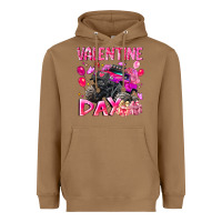 Toasted Coconut Valentine Day Heavyweight Hoodie - CowhideDigitalArt