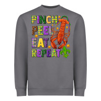 Storm Pinch peel eat repeat crawfish Heavyweight Sweatshirt - HowdyJamesFarm