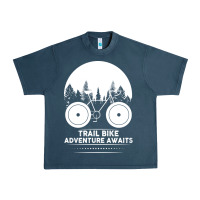Midnight Navy Trail Bike Adventure Awaits Urban Heavy Tee - Bettercallsaul
