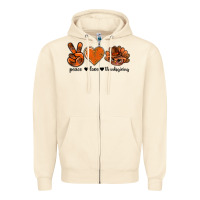 Sandshell peace love thanksgiving bbs Zipper Hoodie - BundleAndBundleShop