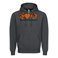 Smoke peace love thanksgiving bbs Zipper Hoodie - BundleAndBundleShop
