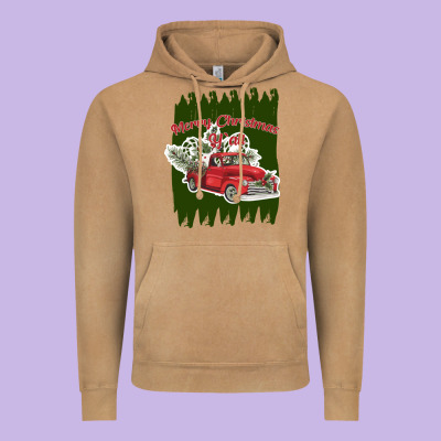 Merry Christmas Y'all Truck Vintage Hoodie Designed By Bettercallsaul