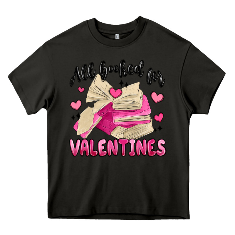 All Booked For Valentines Heavy Core Tee by MaliasSmallBusiness | Teevron