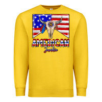 Lemon American junkie Premium Sweatshirt - CowhideDigitalArt