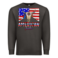 Smoke American junkie Premium Sweatshirt - CowhideDigitalArt