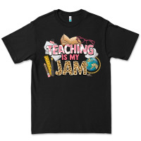Black teaching is my jam teacher school Premium Tee - NancyCooperArtShop