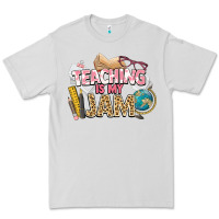 Dove Grey teaching is my jam teacher school Premium Tee - NancyCooperArtShop