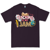 Plum teaching is my jam teacher school Premium Tee - NancyCooperArtShop