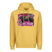 Antique Gold be mine black angus bull Premium Hoodie - RanaPortraitStore