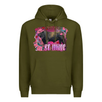 Army Green be mine black angus bull Premium Hoodie - RanaPortraitStore