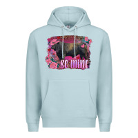 Blue Mist be mine black angus bull Premium Hoodie - RanaPortraitStore