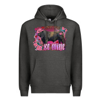 Charcoal Heather be mine black angus bull Premium Hoodie - RanaPortraitStore