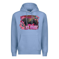 Colony Blue be mine black angus bull Premium Hoodie - RanaPortraitStore