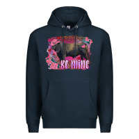 Navy be mine black angus bull Premium Hoodie - RanaPortraitStore