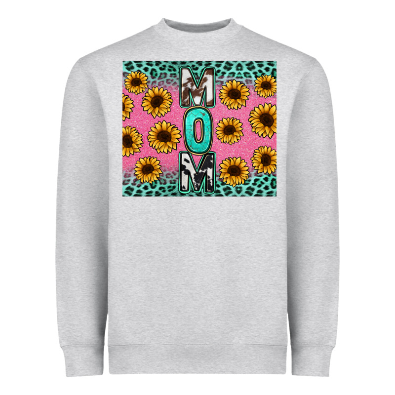 Mom Sunflower Glitter Heavyweight Sweatshirt by CowGirlArtShop | Teevron
