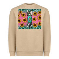 Mushroom Mom sunflower glitter Heavyweight Sweatshirt - CowGirlArtShop