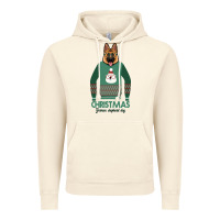 Vintage Artic German shepherd dog Christmas Vintage Hoodie - Bettercallsaul