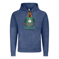 Vintage Denim German shepherd dog Christmas Vintage Hoodie - Bettercallsaul