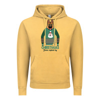 Vintage Mustard German shepherd dog Christmas Vintage Hoodie - Bettercallsaul