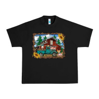 Black western barn with farm animals Urban Heavy Tee - RanaPortraitStore