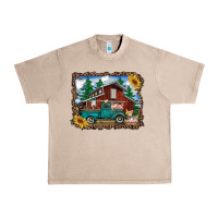 French Oak western barn with farm animals Urban Heavy Tee - RanaPortraitStore