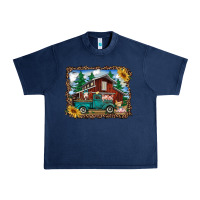 Navy western barn with farm animals Urban Heavy Tee - RanaPortraitStore