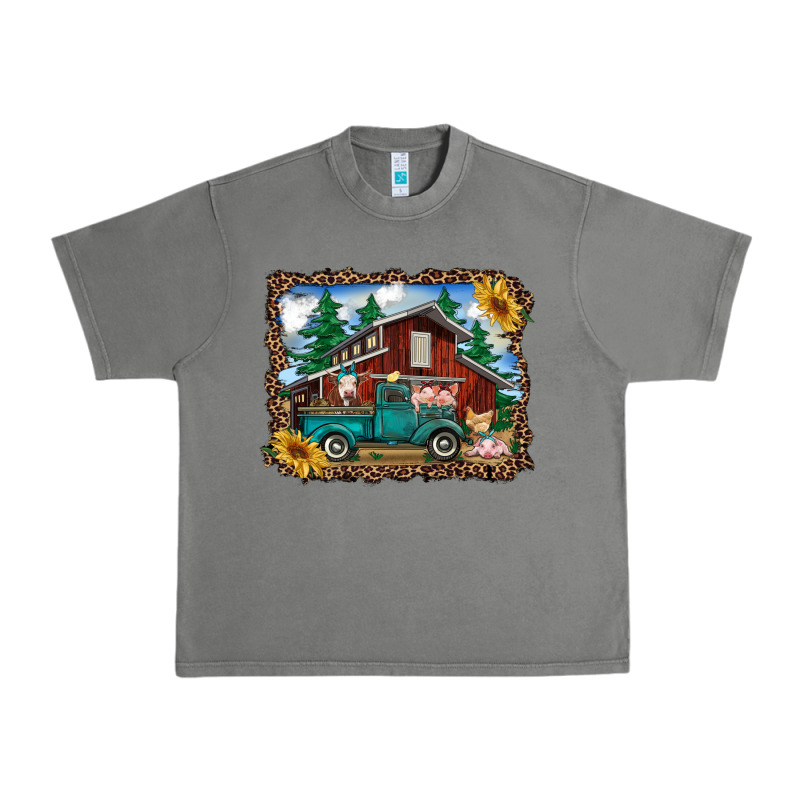 Western Barn With Farm Animals Urban Heavy Tee by RanaPortraitStore | Teevron
