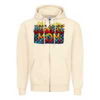 Sandshell Hot mess mom Mother's Day Zipper Hoodie - FaDigitalArtStudio
