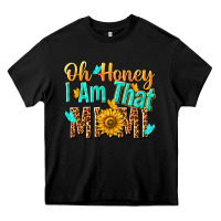 Black oh honey i am that mimi nca Heavy Core Tee - NancyCooperArtShop