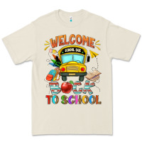 Bone welcome back to school with school bus Premium Tee - NancyCooperArtShop