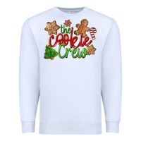 White The Cookie Crew Christmas Premium Sweatshirt - LillyAllenDesigns