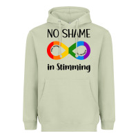 Matcha no Shame Stimming Heavyweight Hoodie - CowhideDigitalArt