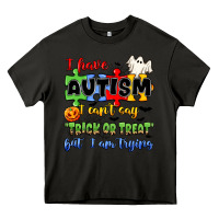 Asphalt i have autism i can't say trick or treat Heavy Core Tee - JahusDesignShop